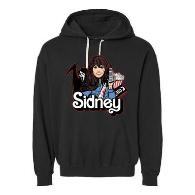 Hello Sidney Phone Call Scary Movie Garment-Dyed Fleece Hoodie