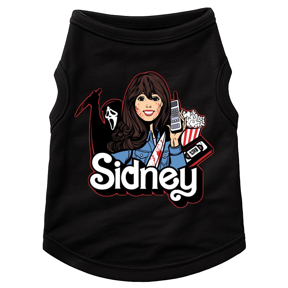 Hello Sidney Phone Call Scary Movie Doggie Tank