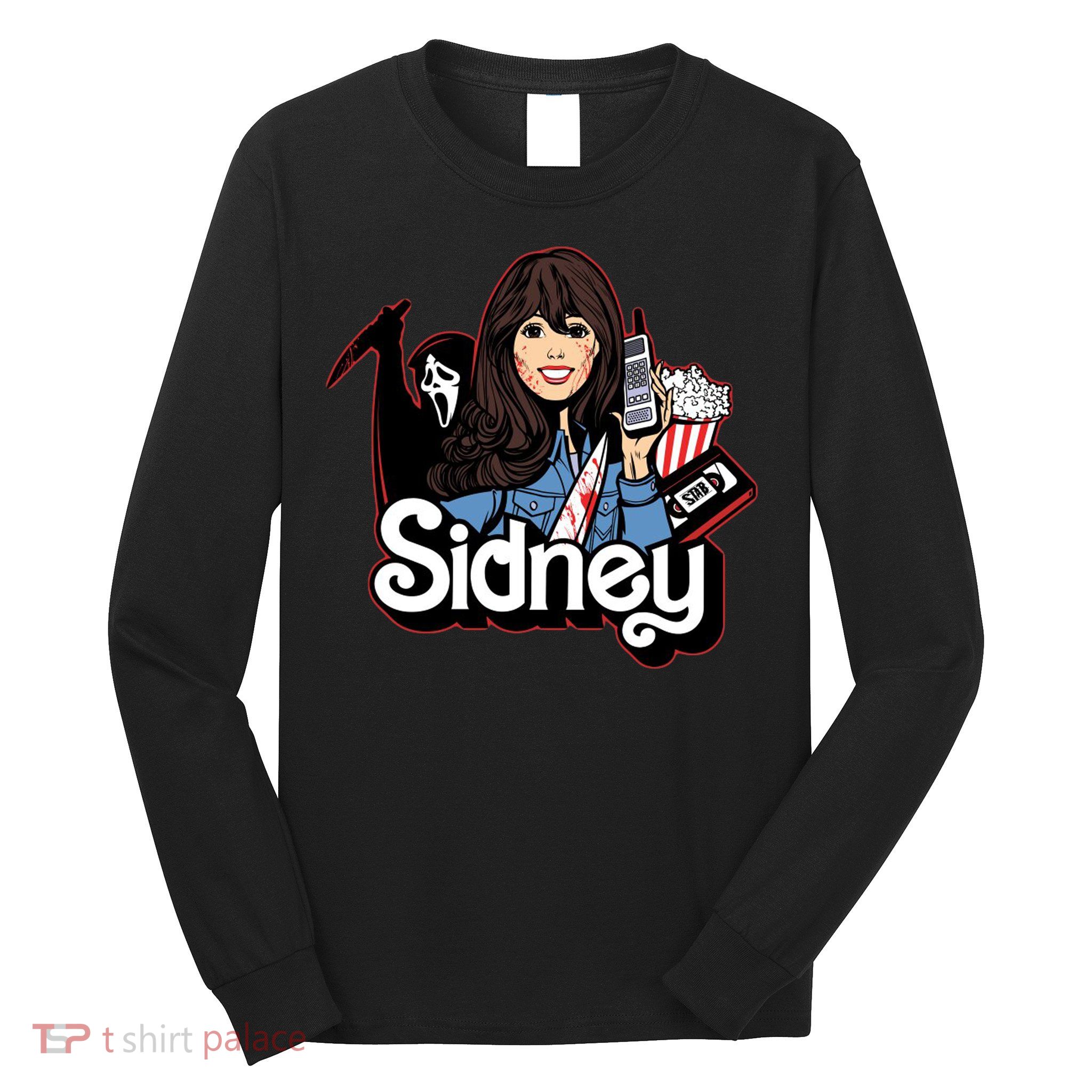 Hello Sidney Phone Call Scary Movie Long Sleeve Shirt