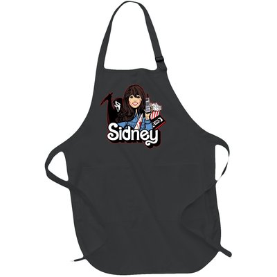 Hello Sidney Phone Call Scary Movie Full-Length Apron With Pockets