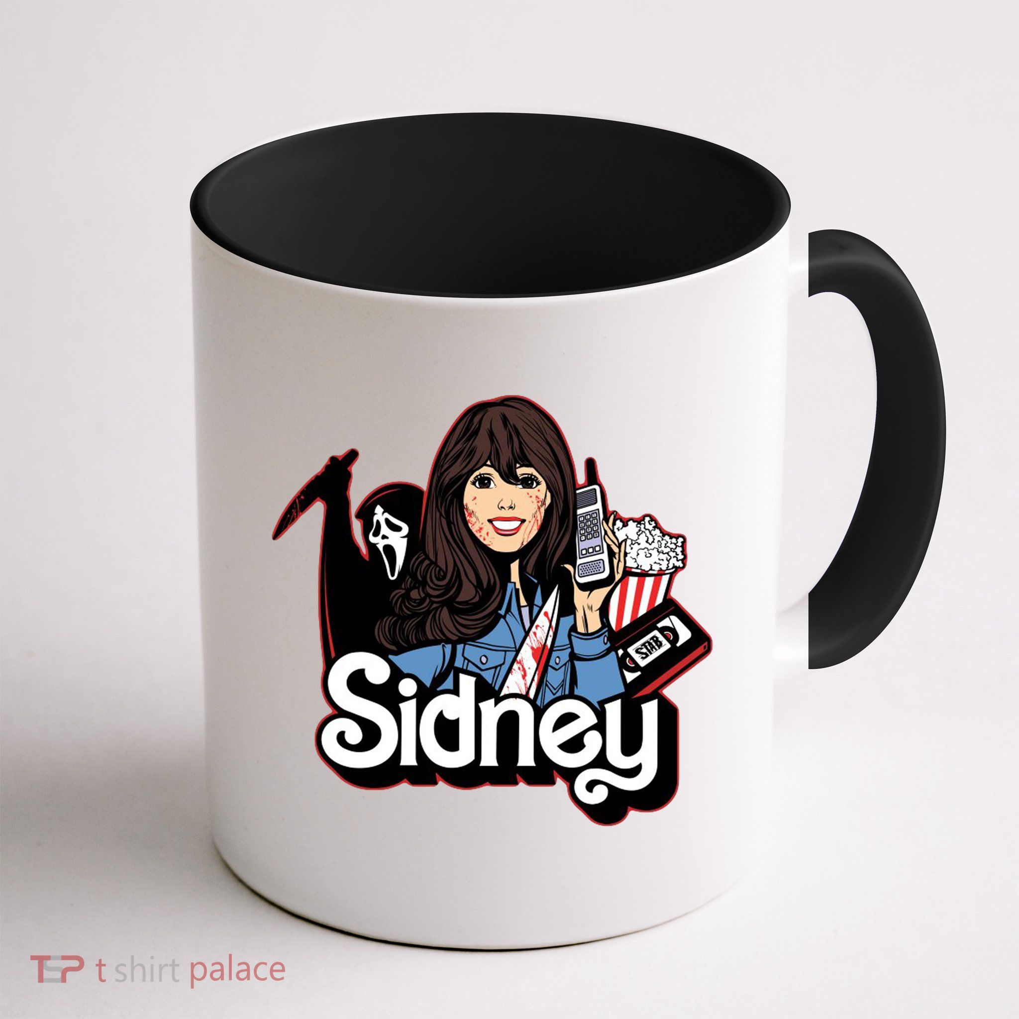 Hello Sidney Phone Call Scary Movie Mug