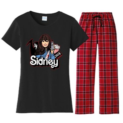 Hello Sidney Phone Call Scary Movie Women's Flannel Pajama Set