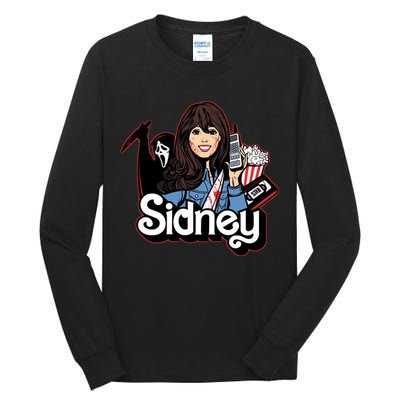 Hello Sidney Phone Call Scary Movie Tall Long Sleeve T-Shirt