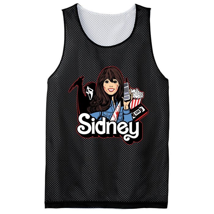 Hello Sidney Phone Call Scary Movie Mesh Reversible Basketball Jersey Tank