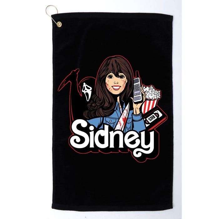 Hello Sidney Phone Call Scary Movie Golf Towel