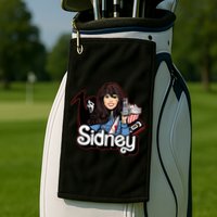 Hello Sidney Phone Call Scary Movie Golf Towel