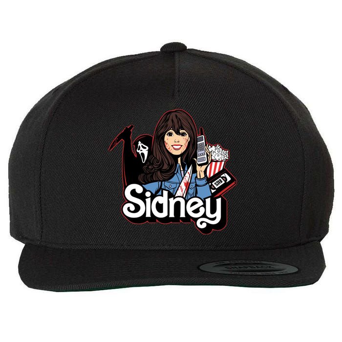 Hello Sidney Phone Call Scary Movie Wool Snapback Cap