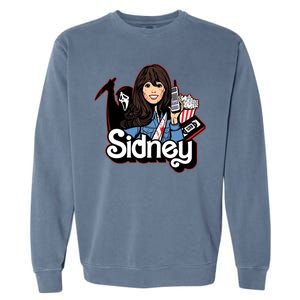 Hello Sidney Phone Call Scary Movie Garment-Dyed Sweatshirt