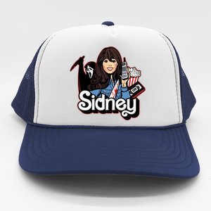 Hello Sidney Phone Call Scary Movie Trucker Hat