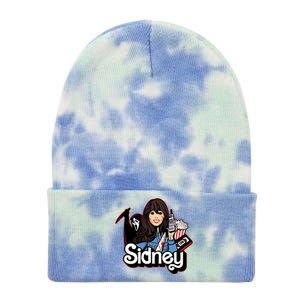 Hello Sidney Phone Call Scary Movie Tie Dye 12in Knit Beanie