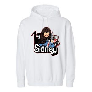 Hello Sidney Phone Call Scary Movie Garment-Dyed Fleece Hoodie