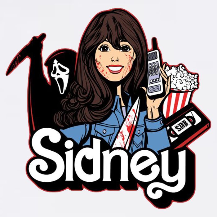 Hello Sidney Phone Call Scary Movie Garment-Dyed Sweatshirt