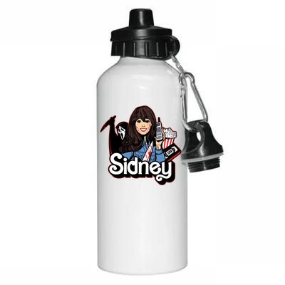 Hello Sidney Phone Call Scary Movie Aluminum Water Bottle