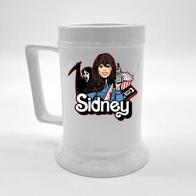 Hello Sidney Phone Call Scary Movie Beer Stein