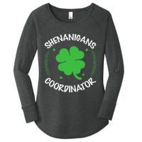 Happy St Patricks Day Birthday Shamrock Bday Party Women's Perfect Tri Tunic Long Sleeve Shirt