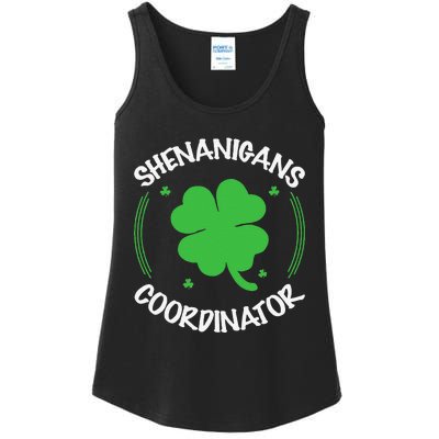 Happy St Patricks Day Birthday Shamrock Bday Party Ladies Essential Tank