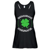 Happy St Patricks Day Birthday Shamrock Bday Party Ladies Essential Flowy Tank