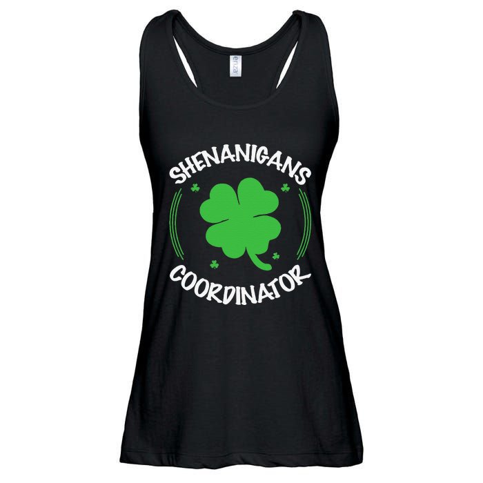 Happy St Patricks Day Birthday Shamrock Bday Party Ladies Essential Flowy Tank