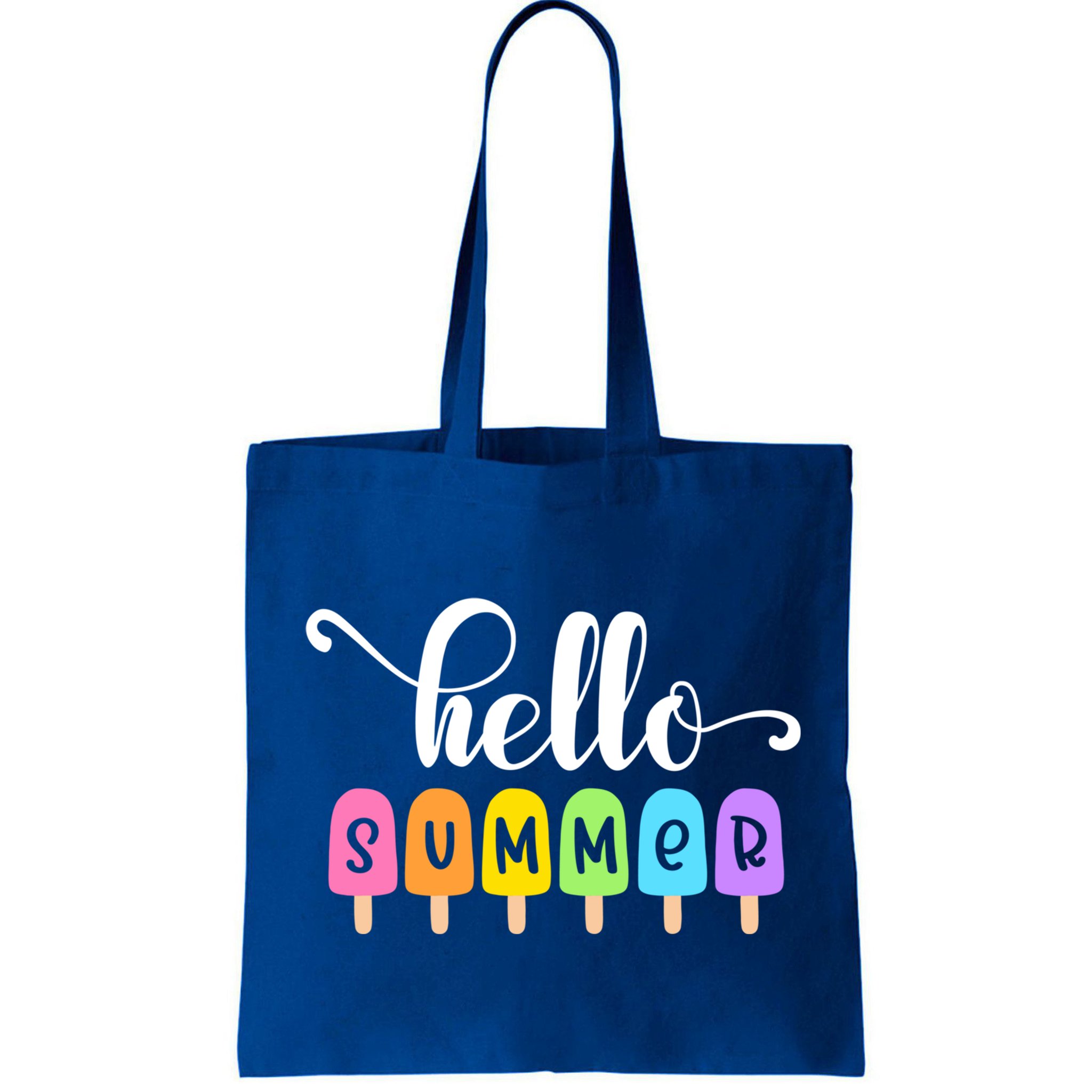Hello Summer Popsicles Cute Pastel Graphic Design Cute Gift Bag