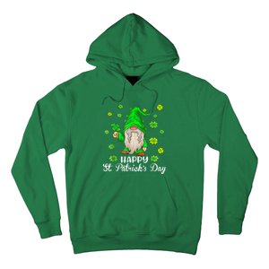 Happy St Patrick's Day Cute Gnome Tie Dye Shamrock Clover Hoodie