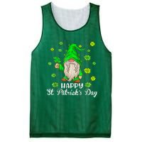 Happy St Patrick's Day Cute Gnome Tie Dye Shamrock Clover Mesh Reversible Basketball Jersey Tank