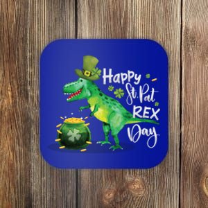 Happy St Pat Rex Day St Patrick's Day Dinosaur Gift Coaster