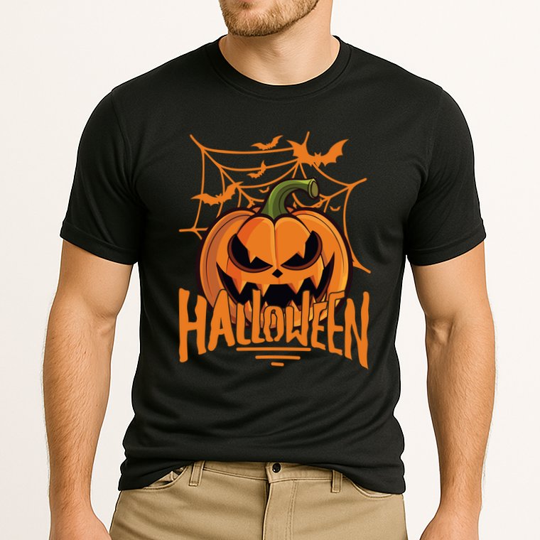 Halloween Spooky Pumpkin Cooling Performance Crew T-Shirt