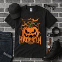 Halloween Spooky Pumpkin Tall T-Shirt