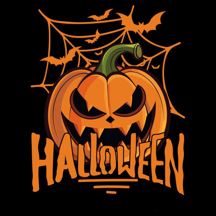 Halloween Spooky Pumpkin 16 in Basic Backpack
