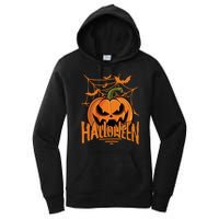 Halloween Spooky Pumpkin Women's Pullover Hoodie