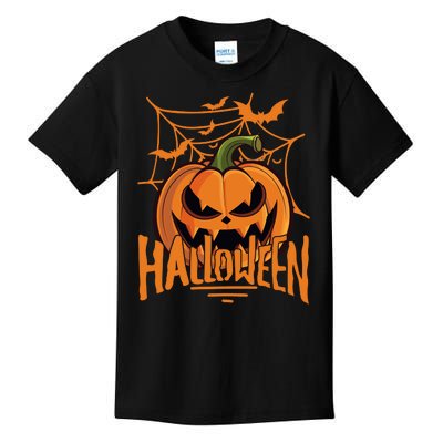 Halloween Spooky Pumpkin Kids T-Shirt