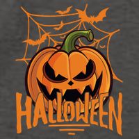 Halloween Spooky Pumpkin Vector Backpack