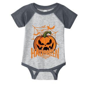 Halloween Spooky Pumpkin Infant Baby Jersey Bodysuit