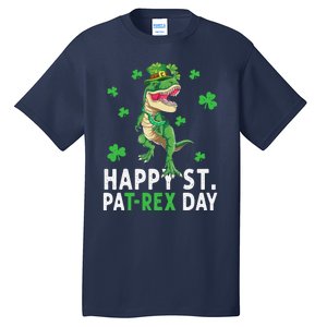 Happy St PatRex Saint Patrick's Day Dinosaurs Tall T-Shirt