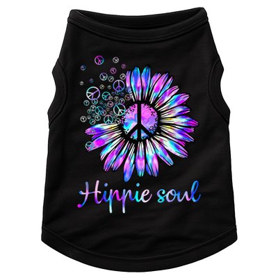 Hippie Soul Psychedelic Daisy Peace Sign Doggie Tank
