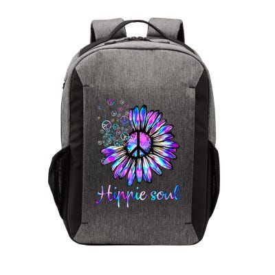 Hippie Soul Psychedelic Daisy Peace Sign Vector Backpack
