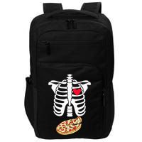 Halloween Skeleton Pregnancy Pizza Xray Dad To Be Impact Tech Backpack