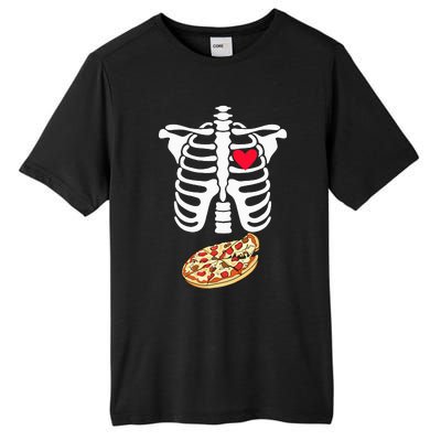 Halloween Skeleton Pregnancy Pizza Xray Dad To Be Tall Fusion ChromaSoft Performance T-Shirt