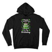 Happy St Patricks Day And My Birthday Cake Shamrock Irish Premium Tall Hoodie