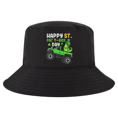 Happy St Pat T Rex Day Boy St Patrick's Day T Rex Cool Comfort Performance Bucket Hat