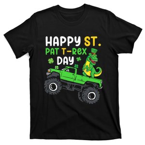 Happy St Pat T Rex Day Boy St Patrick's Day T Rex T-Shirt