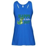 Happy St Pattrex Day Dino Holiday St Patricks Day Gift Ladies Essential Flowy Tank