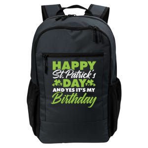 Happy St Patricks Day And Yes ItS My Birthday St Paddys Day Daily Commute Backpack