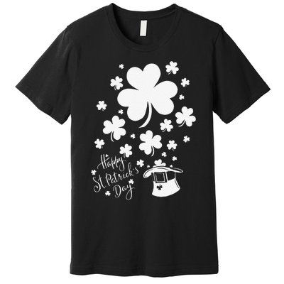 Happy Saint Patrick's Day Shamrock Green Premium T-Shirt