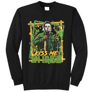 Horror St Patricks Day Me I'm Irish Horror Movie St Patricks Day Sweatshirt