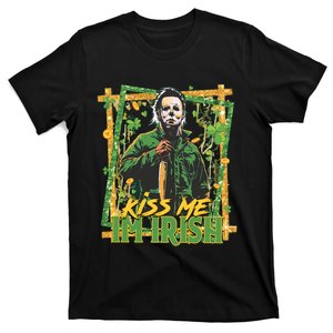 Horror St Patricks Day Me I'm Irish Horror Movie St Patricks Day T-Shirt