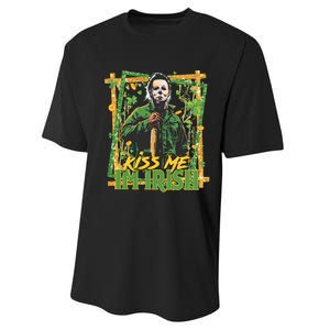 Horror St Patricks Day Me I'm Irish Horror Movie St Patricks Day Performance Sprint T-Shirt