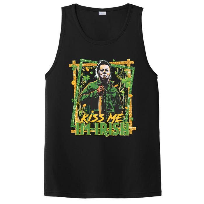 Horror St Patricks Day Me I'm Irish Horror Movie St Patricks Day PosiCharge Competitor Tank