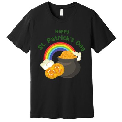 Happy St. Patrick's Day Funny Saint Patrick Irish Girl Boy Premium T-Shirt