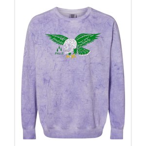 Heavy Slime P.H.I.L.L.Y Eagle Skull Colorblast Crewneck Sweatshirt